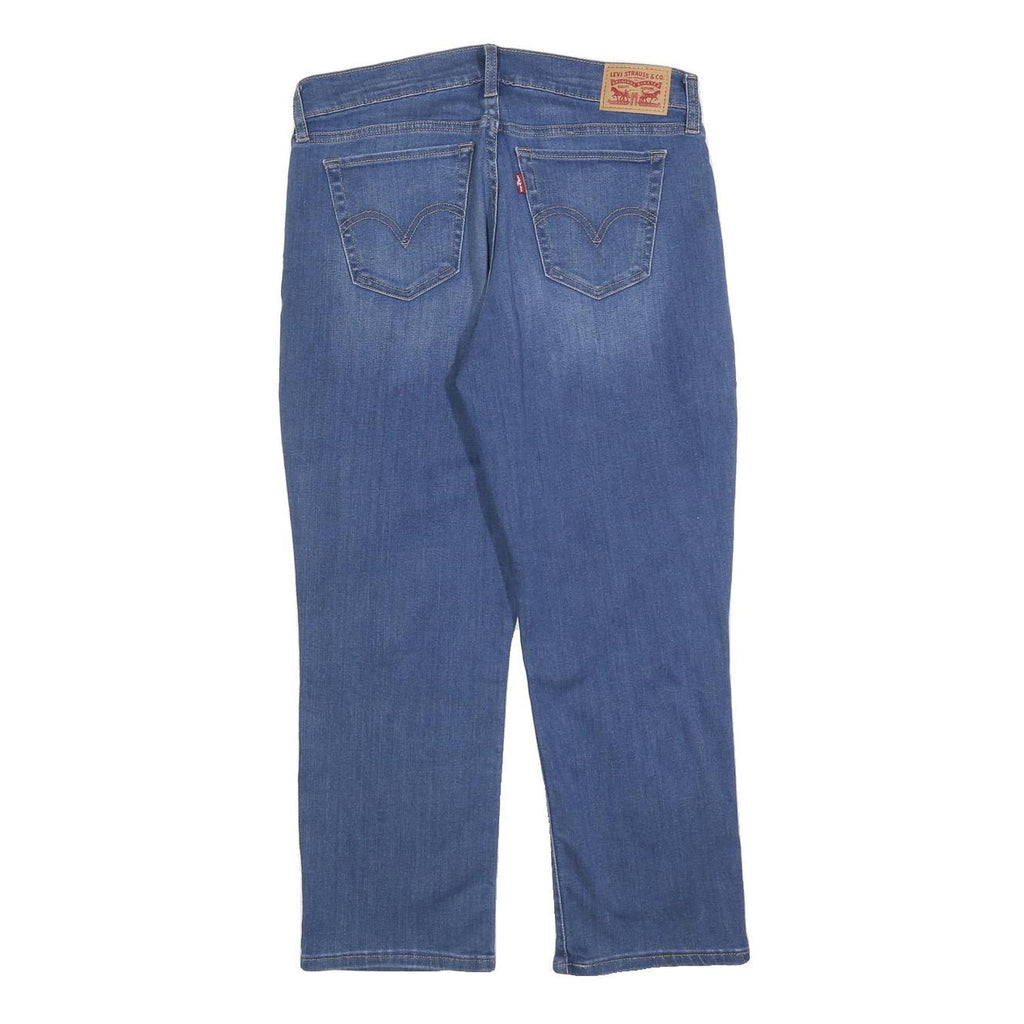 LEVI'S Womens Jeans Blue Regular Straight Denim Medium W31 L24 Casual Classic