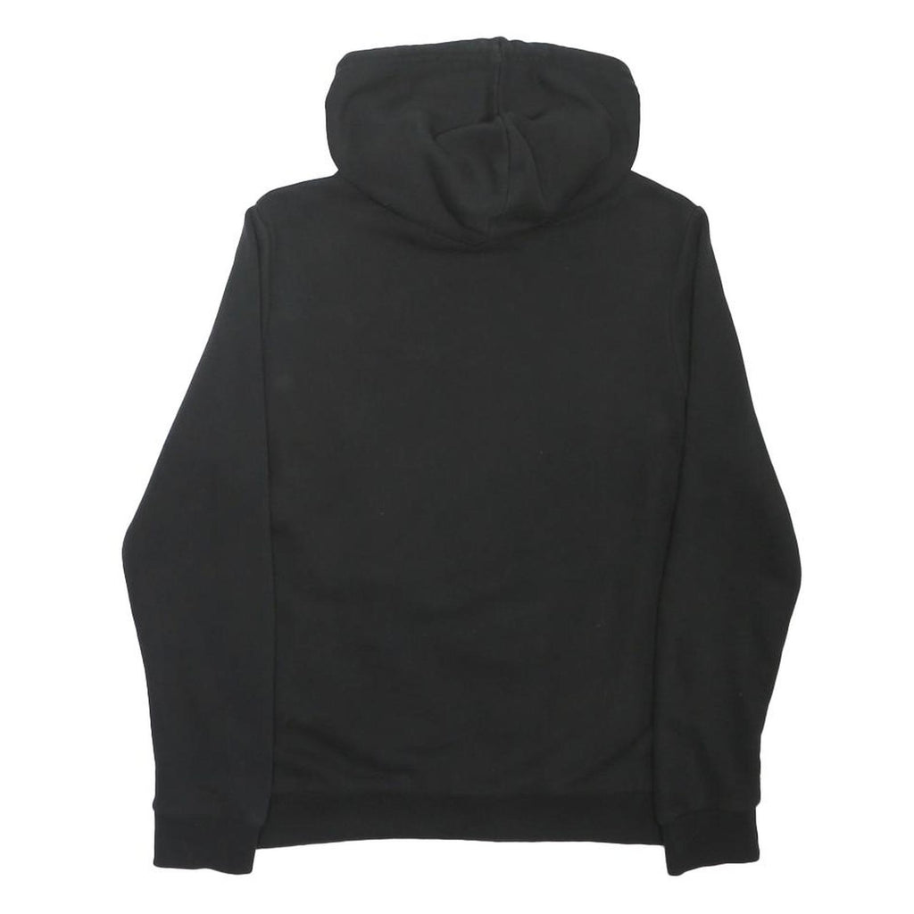 PUMA Mens Black Hoodie S Cotton Blend Pullover Hooded Sweatshirt Drawstring