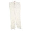 UNION BAY Womens Polyester Blend White Regular Straight Trousers W36 L32 Casual
