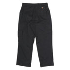 DICKIES Mens Cotton Blend Black Regular Cargo Trousers W29 L25 Workwear Zip