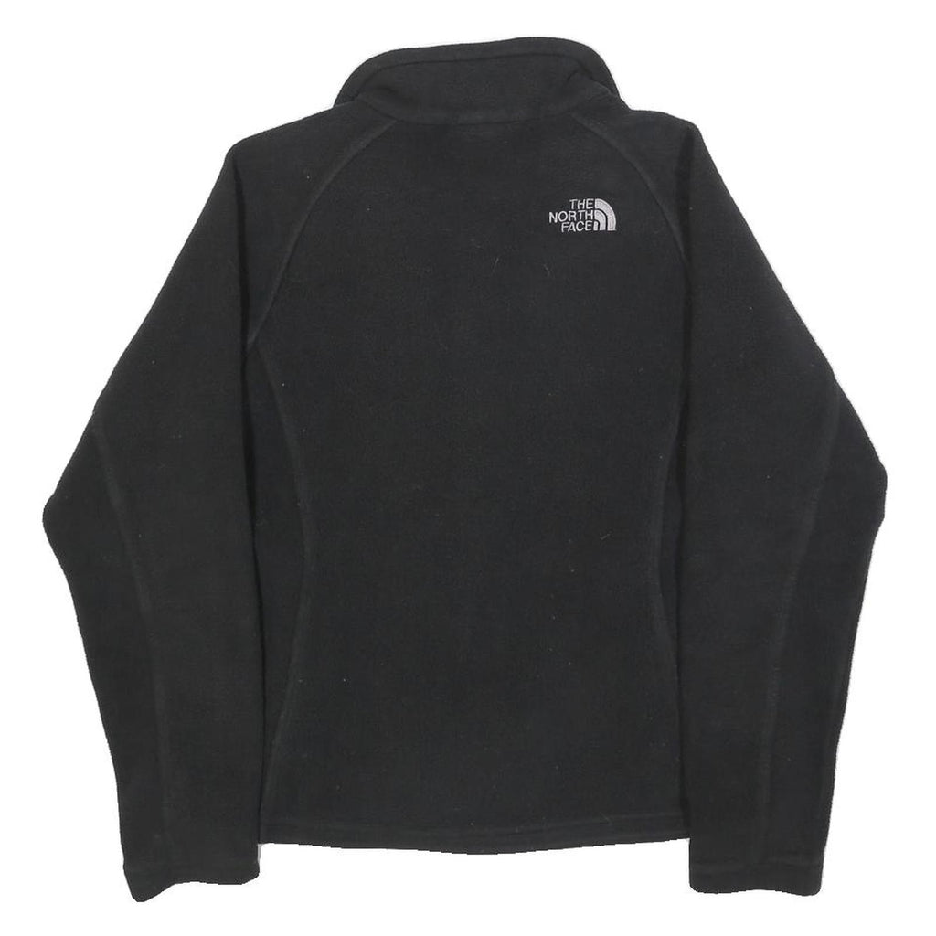 THE NORTH FACE Womens Black Jacket S Polyester Zip Fleece Outdoor Casual