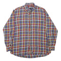 PAUL & SHARK Mens Multicolour Check Shirt L Button-Down Collar Long Sleeve