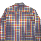 PAUL & SHARK Mens Multicolour Check Shirt L Button-Down Collar Long Sleeve