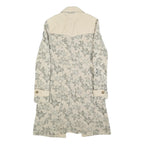 PINKO Womens Beige Floral Cotton Blend Button Jacket UK 12 Spring Casual