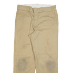 DICKIES 874 Workwear Mens Trousers Beige Regular Straight W34 L30