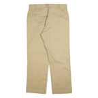 DICKIES 874 Workwear Mens Trousers Beige Regular Straight W34 L30