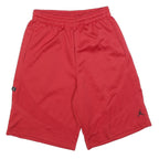 AIR JORDAN Mens Red Casual Sports Shorts S W28 Elastic Waist