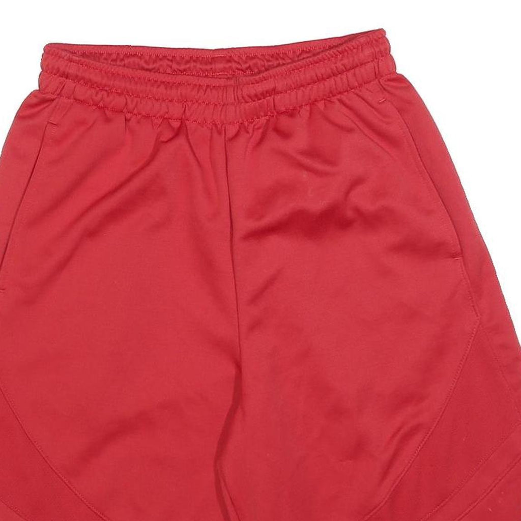 AIR JORDAN Mens Red Casual Sports Shorts S W28 Elastic Waist