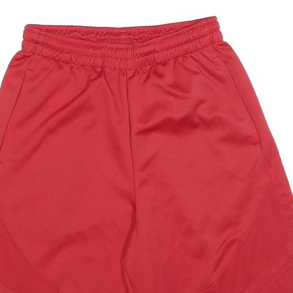 AIR JORDAN Mens Red Casual Sports Shorts S W28 Elastic Waist
