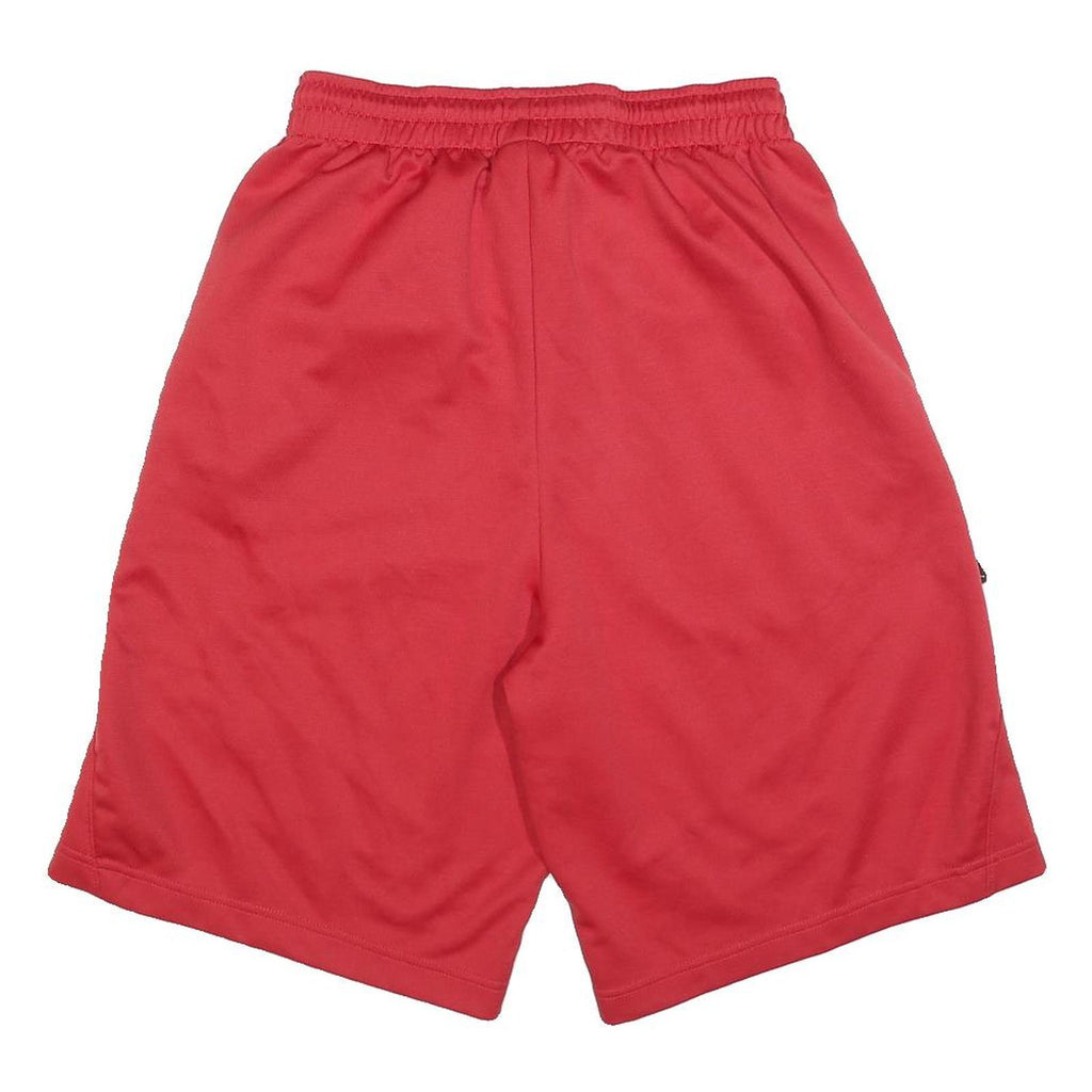 AIR JORDAN Mens Red Casual Sports Shorts S W28 Elastic Waist