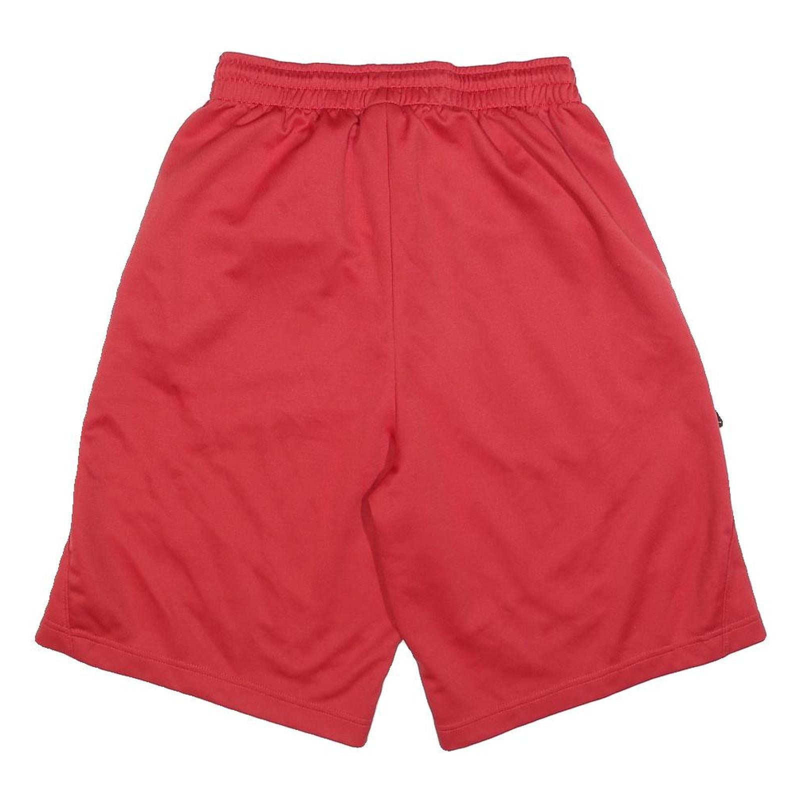 AIR JORDAN Mens Red Casual Sports Shorts S W28 Elastic Waist