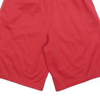 AIR JORDAN Mens Red Casual Sports Shorts S W28 Elastic Waist