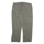 DICKIES Mens Regular Fit Straight Leg Denim Grey Cotton Blend W40 L30 Workwear