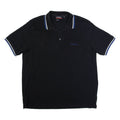 PIERRE CARDIN Mens Polo Shirt Black 2XL