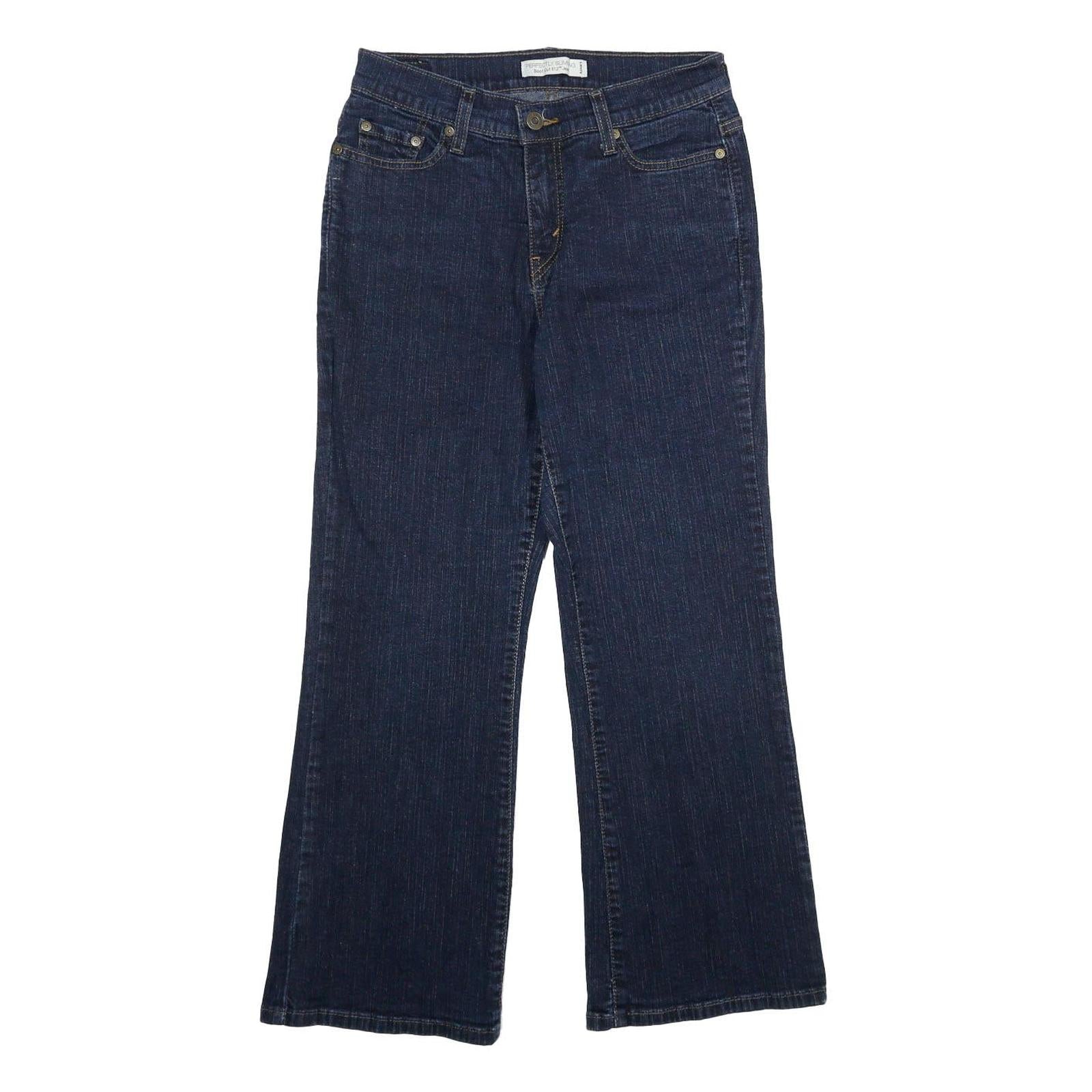 LEVI'S 512 Perfectly Slimming Womens Jeans Blue Slim Bootcut Denim Medium W26