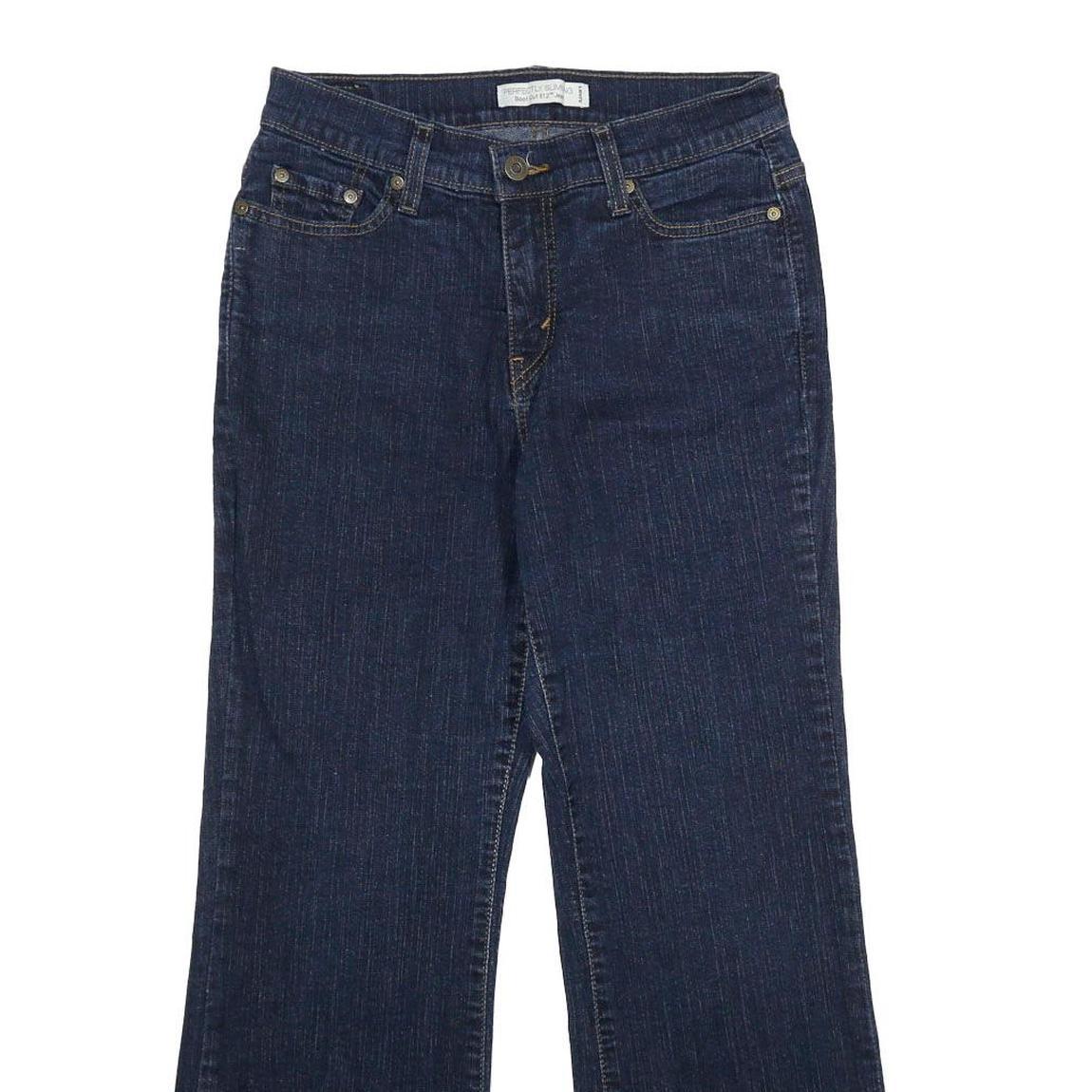 LEVI'S 512 Perfectly Slimming Womens Jeans Blue Slim Bootcut Denim Medium W26