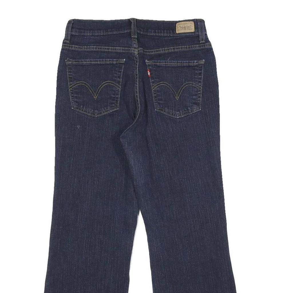 LEVI'S 512 Perfectly Slimming Womens Jeans Blue Slim Bootcut Denim Medium W26
