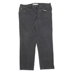 LEE Mens Cotton Blend Regular Fit Straight Leg Denim Blue W38 L29 Classic Zip