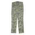 EMP Mens Cotton Blend Regular Cargo Trousers W30 L34 Camouflage Print Zip