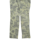 EMP Mens Cotton Blend Regular Cargo Trousers W30 L34 Camouflage Print Zip
