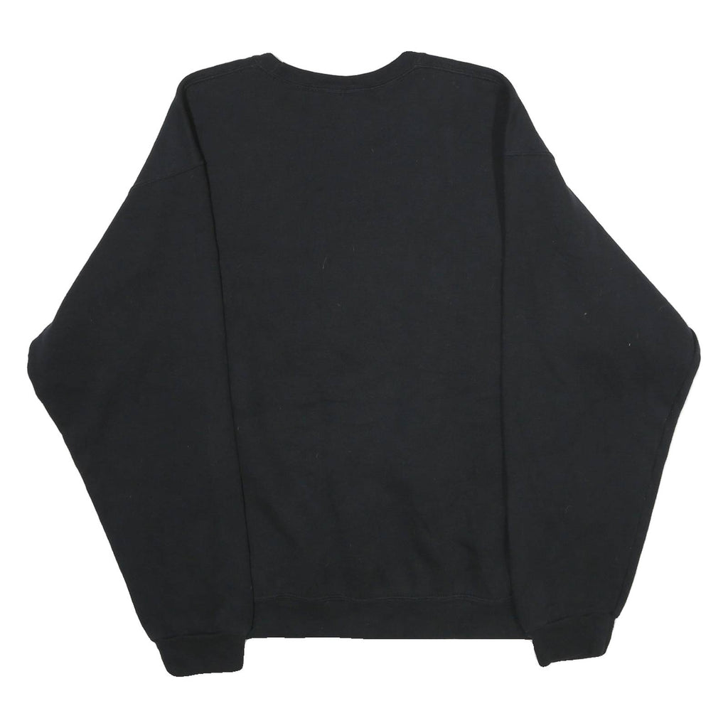 RUSSELL ATHLETIC Mens Black Munster Mustangs Crew Neck L Cotton Blend Pullover