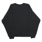 RUSSELL ATHLETIC Mens Black Munster Mustangs Crew Neck L Cotton Blend Pullover