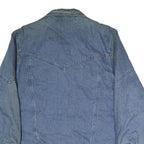 LAFEI-NIER Womens Blue Denim Button Jacket L Cotton Relaxed Fit Casual Outerwear