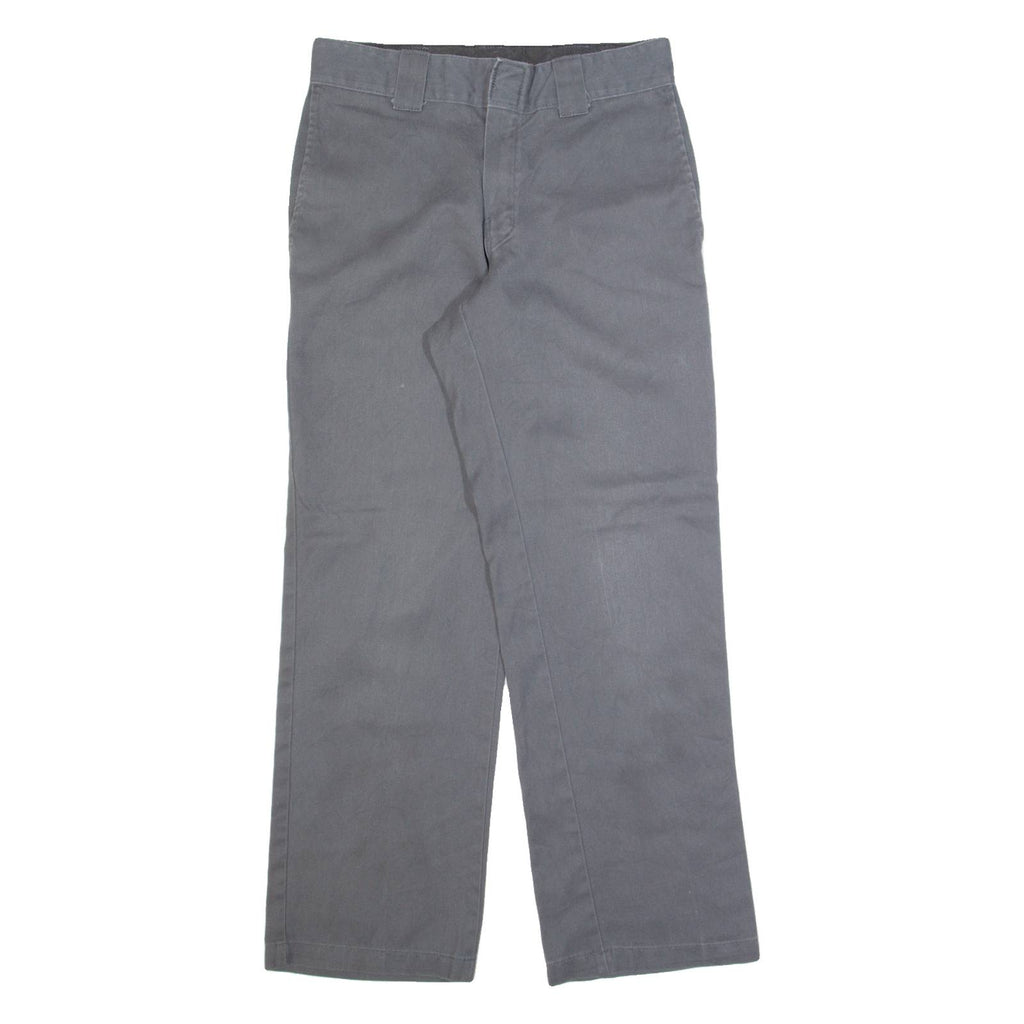 DICKIES Workwear Mens Trousers Grey Regular Straight W30 L29