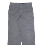 DICKIES Workwear Mens Trousers Grey Regular Straight W30 L29