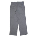 DICKIES Workwear Mens Trousers Grey Regular Straight W30 L29