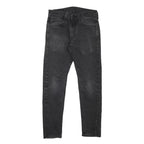 LEVI'S 512 Tapered Mens Jeans Black Slim Tapered Denim Good Condition W29 L27