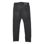 LEVI'S 512 Tapered Mens Jeans Black Slim Tapered Denim Good Condition W29 L27