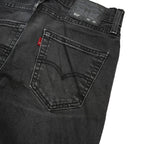 LEVI'S 512 Tapered Mens Jeans Black Slim Tapered Denim Good Condition W29 L27