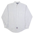 NAUTICA Mens Shirt Cream Check Long Sleeve M