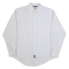 NAUTICA Mens Shirt Cream Check Long Sleeve M