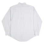 NAUTICA Mens Shirt Cream Check Long Sleeve M