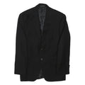 LAUREN RALPH LAUREN Mens Black Classic Wool Jacket M Button Closure Tailored Fit