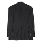 LAUREN RALPH LAUREN Mens Black Classic Wool Jacket M Button Closure Tailored Fit