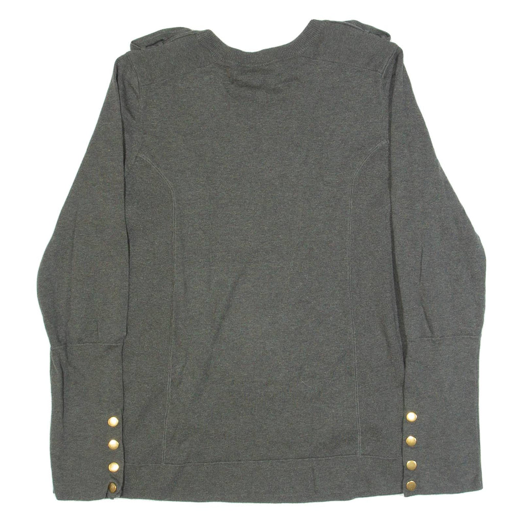 WHISTLES Womens Jumper Green Tight Knit L