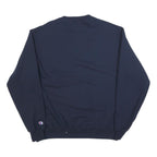 CHAMPION Mens Navy Blue Orinda Crew Neck L Cotton Blend Sweatshirt