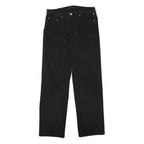 VERSACE JEANS COUTURE Womens Regular Black Polyester Blend Trousers W30 L31