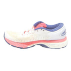 ASICS Womens Running Trainers White Pink Synthetic UK 6 Comfortable Lightweight