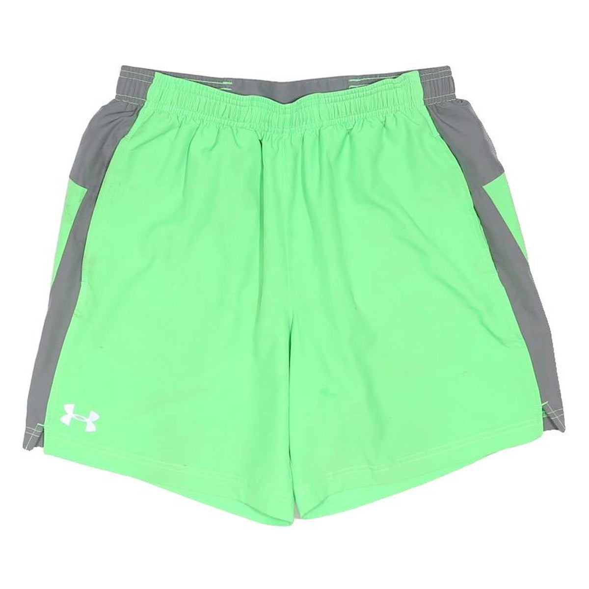 UNDER ARMOUR Mens Shorts Green & Grey Sports Casual M W30 Athletic Wear