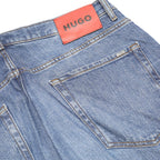 HUGO Mens Jeans Blue Regular Straight Denim Medium W34 L27 Premium Casual