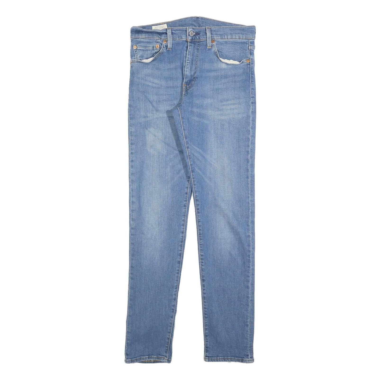 LEVI'S 512 BIG E Mens Jeans Blue Slim Skinny Denim Medium W30 L34 Authentic