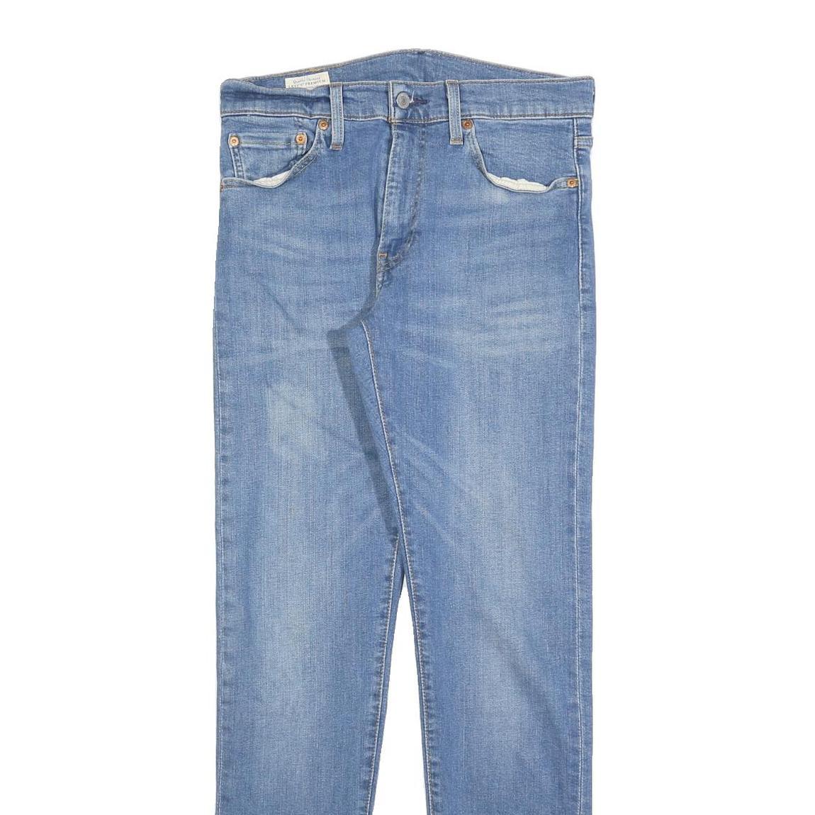 LEVI'S 512 BIG E Mens Jeans Blue Slim Skinny Denim Medium W30 L34 Authentic