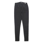 LEVI'S Womens Jeans Black Slim Skinny Denim W26 L30 Stretch Zip Fastening