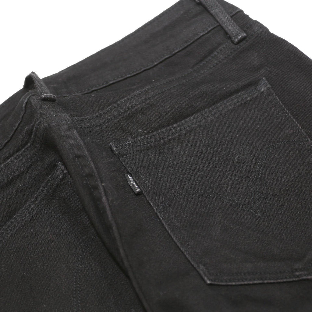 LEVI'S Womens Jeans Black Slim Skinny Denim W26 L30 Stretch Zip Fastening