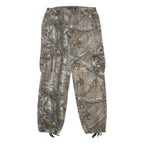 REALTREE Mens Regular Cotton Blend Camo Cargo Trousers W32 L30 Outdoor