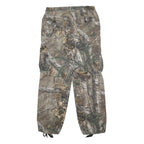 REALTREE Mens Regular Cotton Blend Camo Cargo Trousers W32 L30 Outdoor